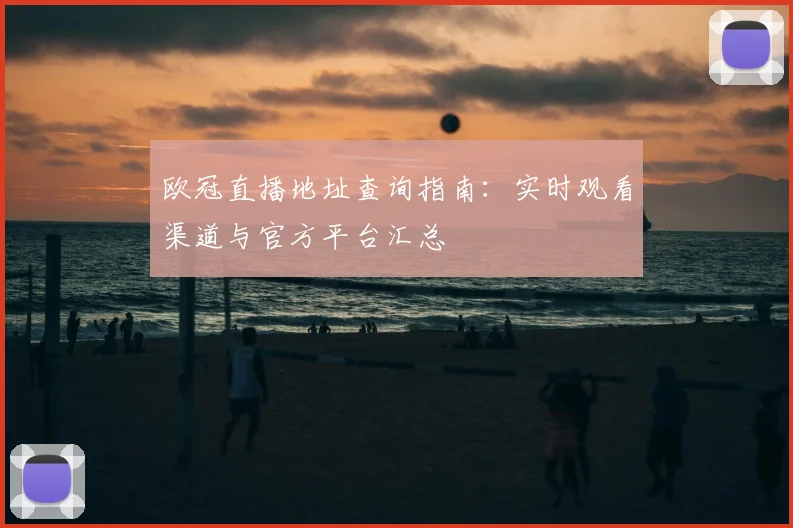 欧冠直播地址查询指南：实时观看渠道与官方平台汇总